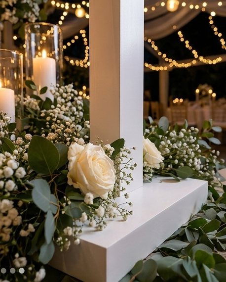 Personalised Acrylic Wedding Table Sign Post | Custom Wedding Seating Sign