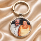Personalised Stainless Steel Keyring with Photo – Engraved Gift