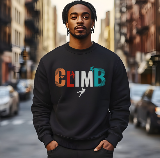 Rock Climbing Collection – Sweatshirt & T-Shirt