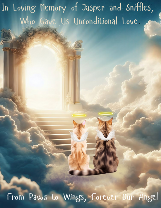 Honor your beloved pet with our Personalized Pet Memorial Plaque