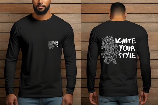 Ignite Your Style long sleeve T-shirt – Unleash Your Inner Fire