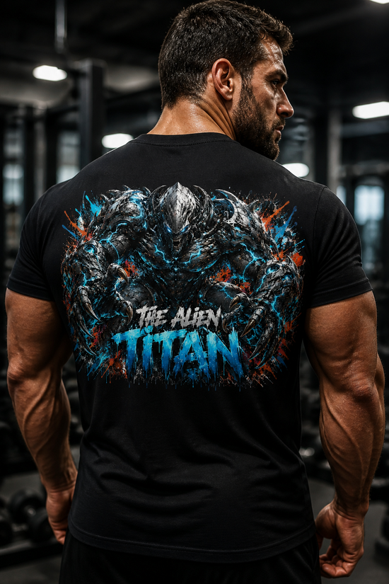 Alien Titan Gym T-Shirt | Beast Series |  Unisex Fitness Shirt