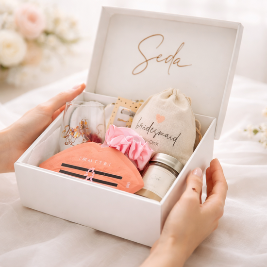 Personalised Bridesmaid Gift Box – Luxury Wedding Keepsake Set