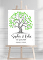Large 80 × 120 cm Acrylic Wedding Welcome Sign