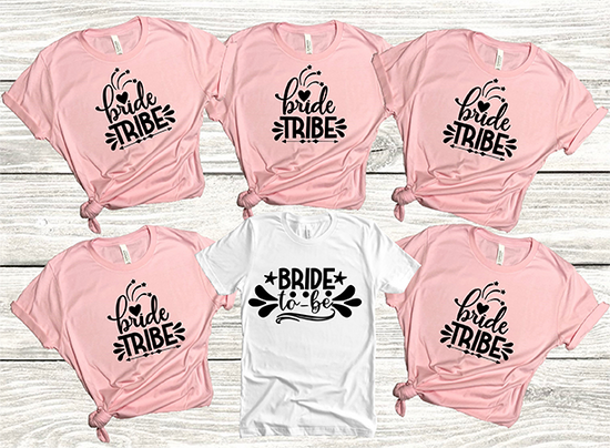 Bride Tribe – T shirts for your hen party