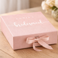 Luxury Personalised Bridesmaid / Maid of Honour Gift Box – Sage Green Edition