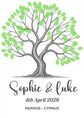 Large 80 × 120 cm Acrylic Wedding Welcome Sign