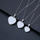 Personalised Stainless Steel Heart Necklace | Custom Engraved Heart Pendant
