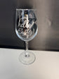 Personalised “Hello Eighty” Engraved Wine Glass – 80th Birthday Gift