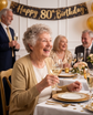 Personalised “Hello Eighty” Engraved Wine Glass – 80th Birthday Gift