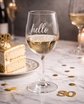 Personalised “Hello Eighty” Engraved Wine Glass – 80th Birthday Gift