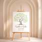 Large 80 × 120 cm Acrylic Wedding Welcome Sign