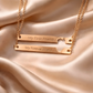 Personalised Interlocking Necklace Set – Custom Engraved Gift for Two