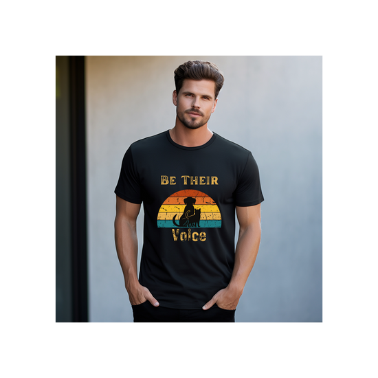 Be Their Voice” Compassionate Vintage Tee for Animal Lovers
